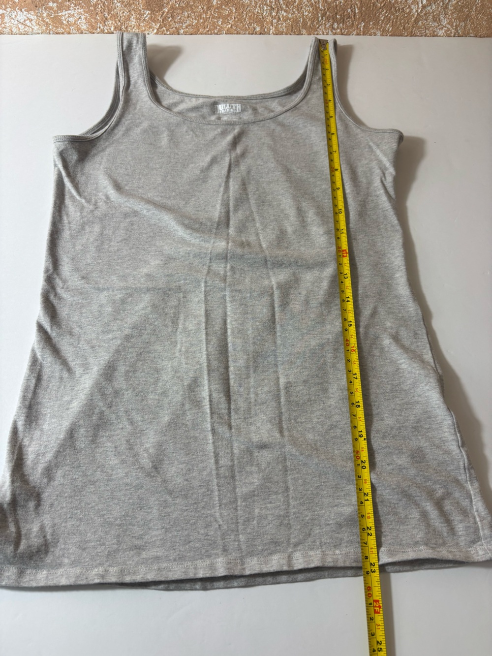 Duluth Trading Co Tank Top Lightweight Flattering Fit Sleeveless Gray Size Small - Picture 9 of 9
